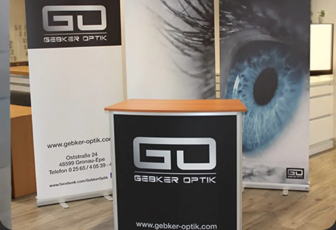 Gebker Optik Messestand