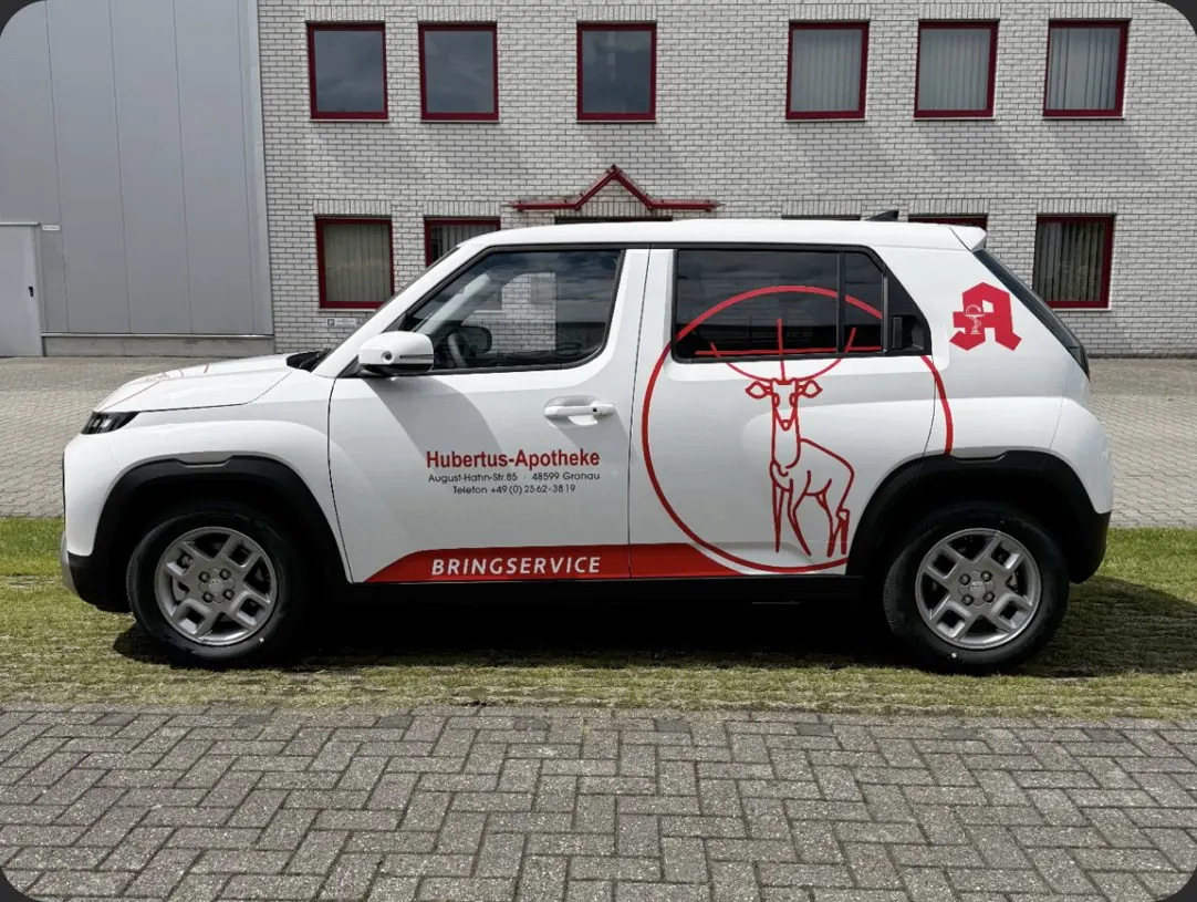 Hubertus-Apotheke Servicefahrzeug