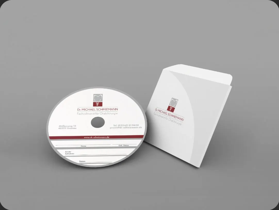Dr. Schmiemann CD-Label & Hülle